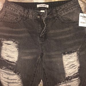 Boyfriend jeans. Black size 2 from Charlotte Russe
